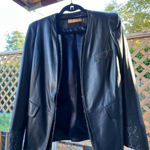 leather jacket size 42